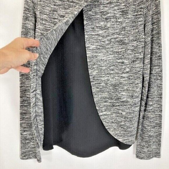 🔥 3/$15 🔥 Old Navy Marled Split Back Sweater Size Medium - Picture 3 of 4